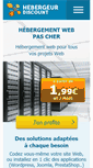 Mobile Screenshot of hebergeur-discount.com